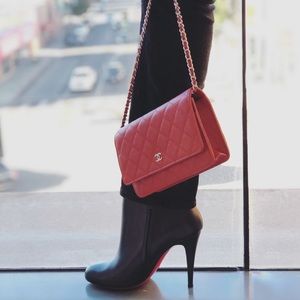 Christian Louboutin belle round toe bootie